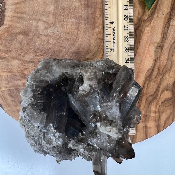 1 lb Double Sided Raw Smoky Quartz Crystal Cluster - A+ Collector Quality - Picture 13 of 13